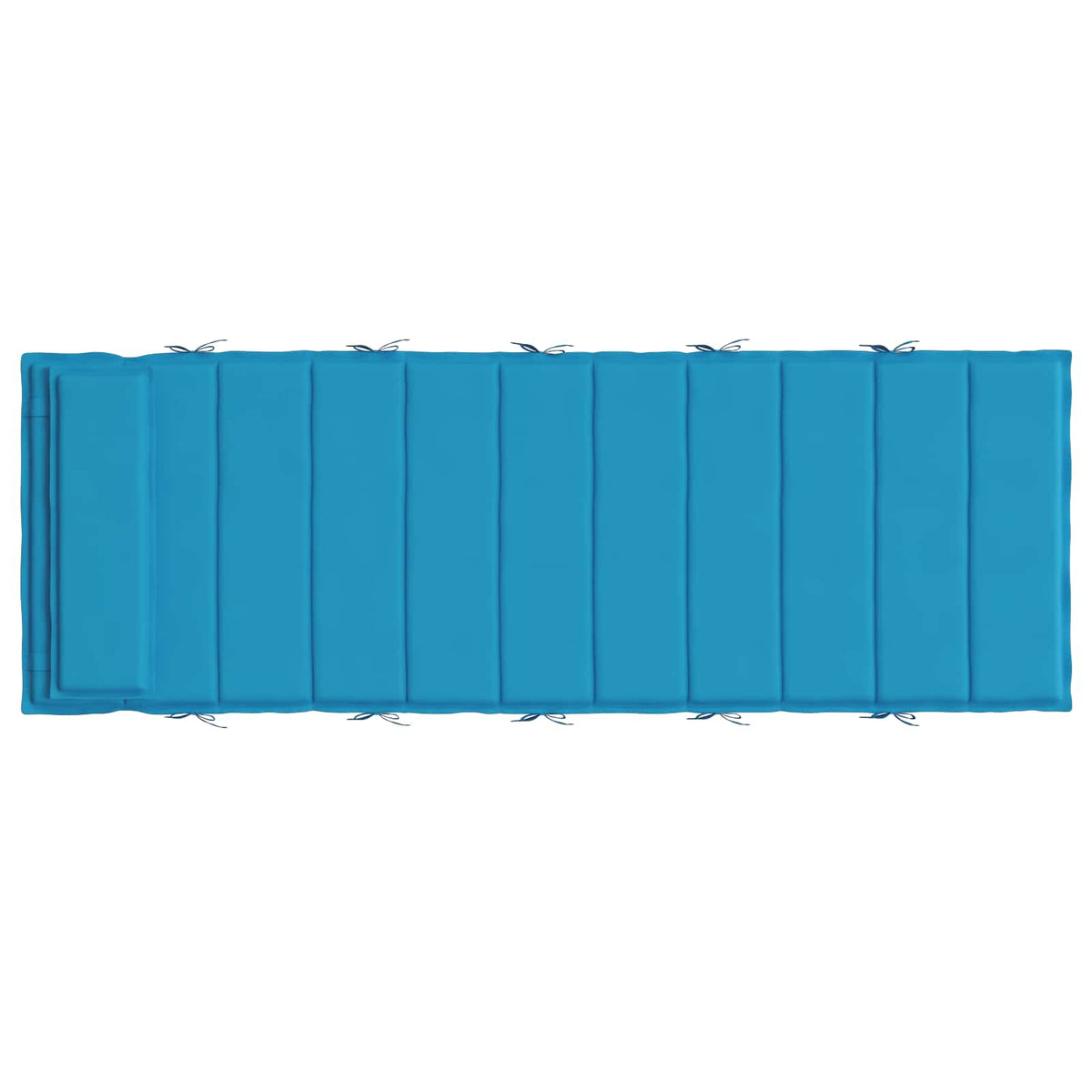 VidaXL Sonnenliegenkissen Hellblau 178 x 60 x 4 cm Oxford-Stoff
