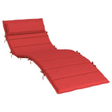 Vidaxl Lounge Kissen 180x60x3 cm Oxford Stoff rot - afbeelding 2