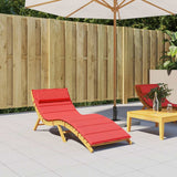 Vidaxl Lounge Kissen 180x60x3 cm Oxford Stoff rot - afbeelding 1