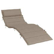 VIDAXL LOUNGE KUSSKUMPE 180 x 60 x 3 cm Oxford Stofftaupe - afbeelding 2