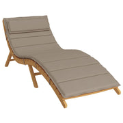 VIDAXL LOUNGE KUSSKUMPE 180 x 60 x 3 cm Oxford Stofftaupe - afbeelding 3