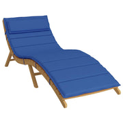 Vidaxl Lounger Kissen 180x60x3 cm Oxford Fabric Royal Blau - afbeelding 3