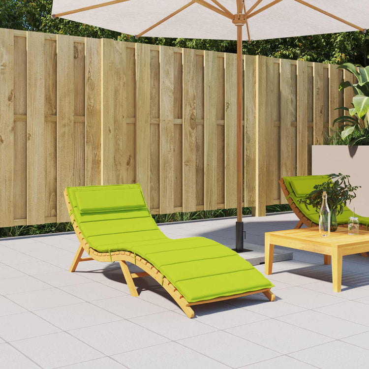 Vidaxx Sonnenliegenkissen grün 178 x 60 x 4 cm Oxford-Stoff