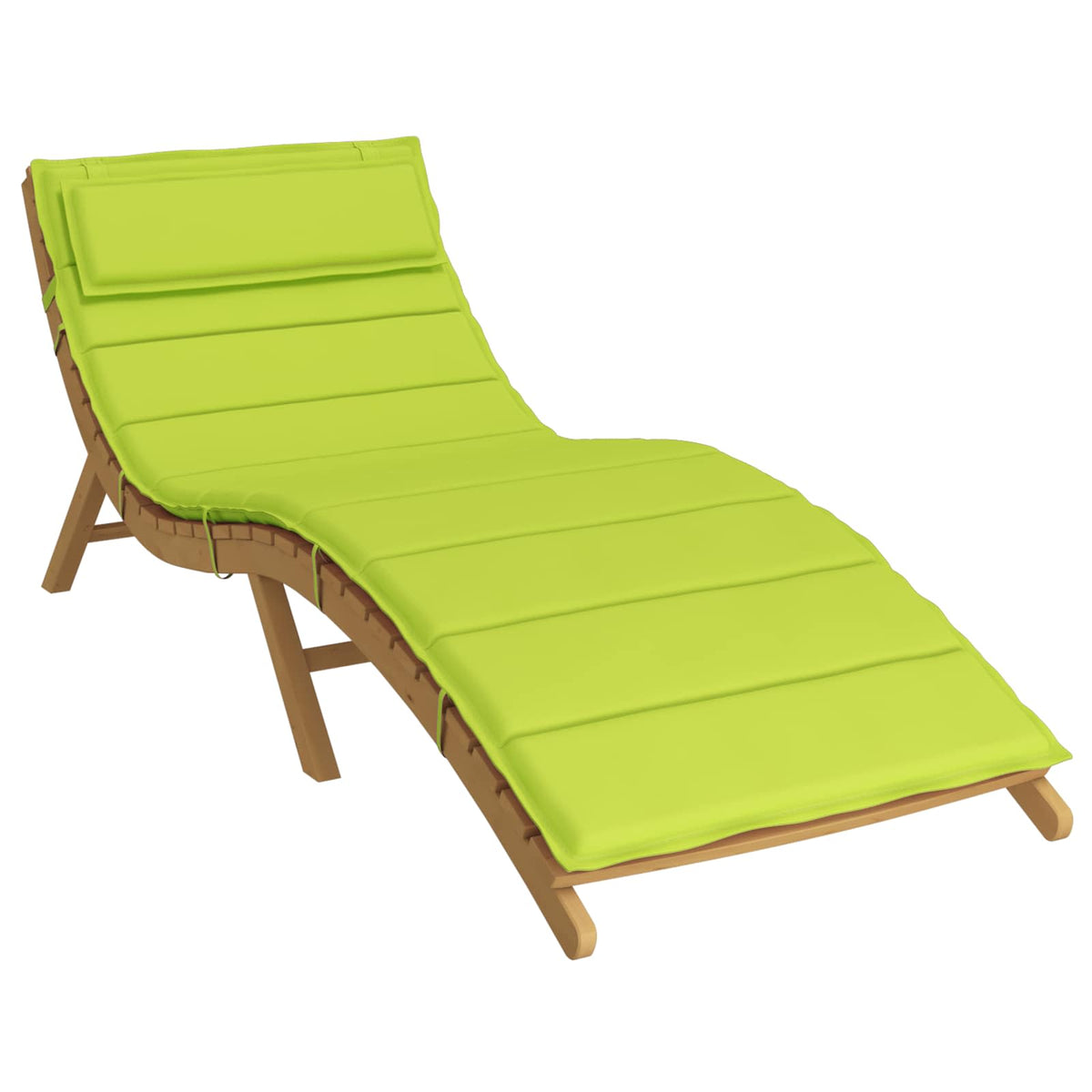 Vidaxx Sonnenliegenkissen grün 178 x 60 x 4 cm Oxford-Stoff