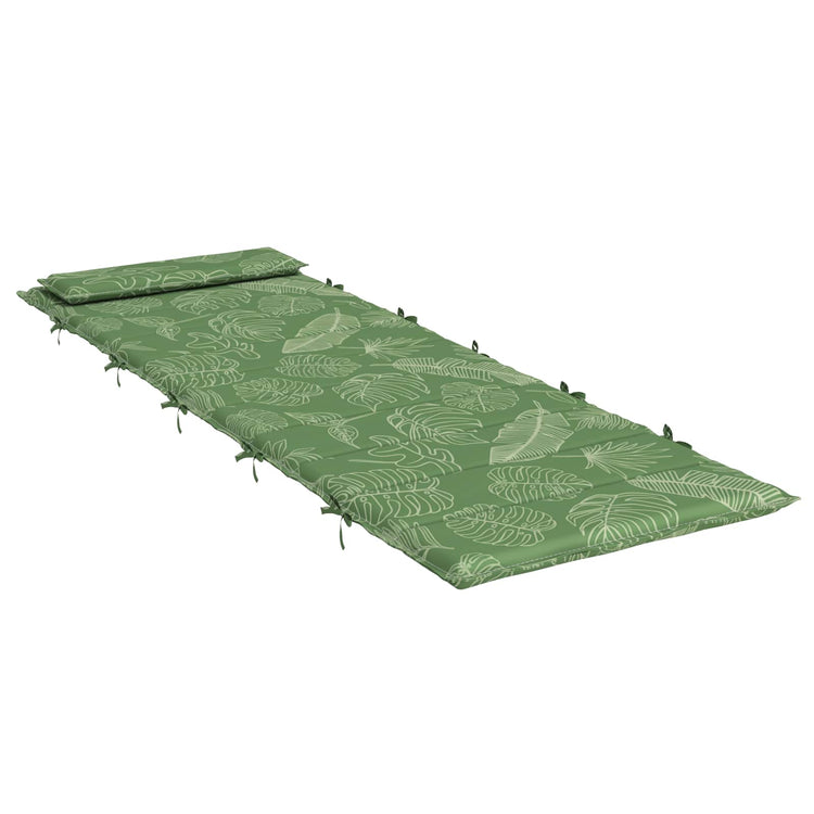 Vidaxx Sonnenliegenkissen grün 178 x 60 x 4 cm Oxford-Stoff