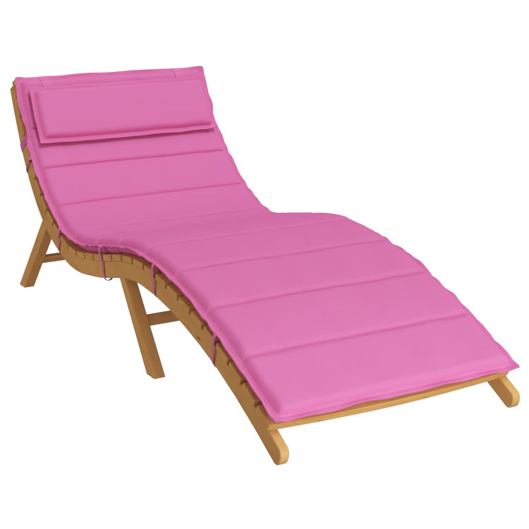 VidaXL Sonnenliegenkissen rosa 178 x 60 x 4 cm Oxford-Stoff