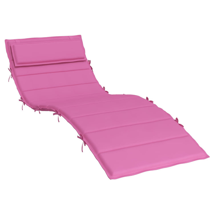 VidaXL Sonnenliegenkissen rosa 178 x 60 x 4 cm Oxford-Stoff