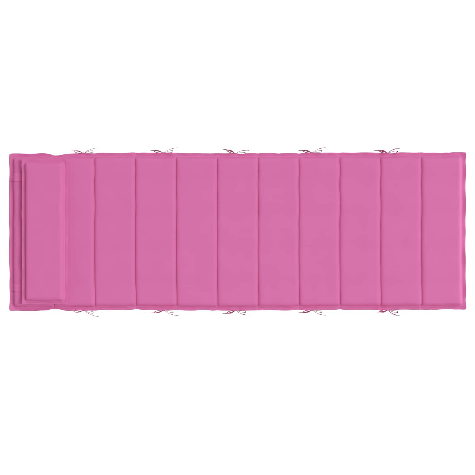 VidaXL Sonnenliegenkissen rosa 178 x 60 x 4 cm Oxford-Stoff