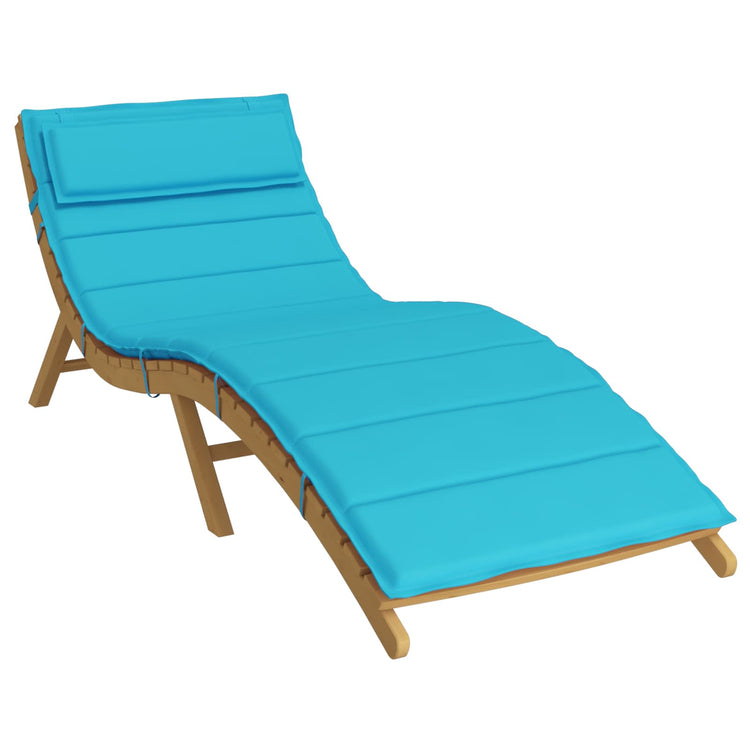 VidaXL Sonnenliegenkissen Türkis 178 x 60 x 4 cm Oxford-Stoff