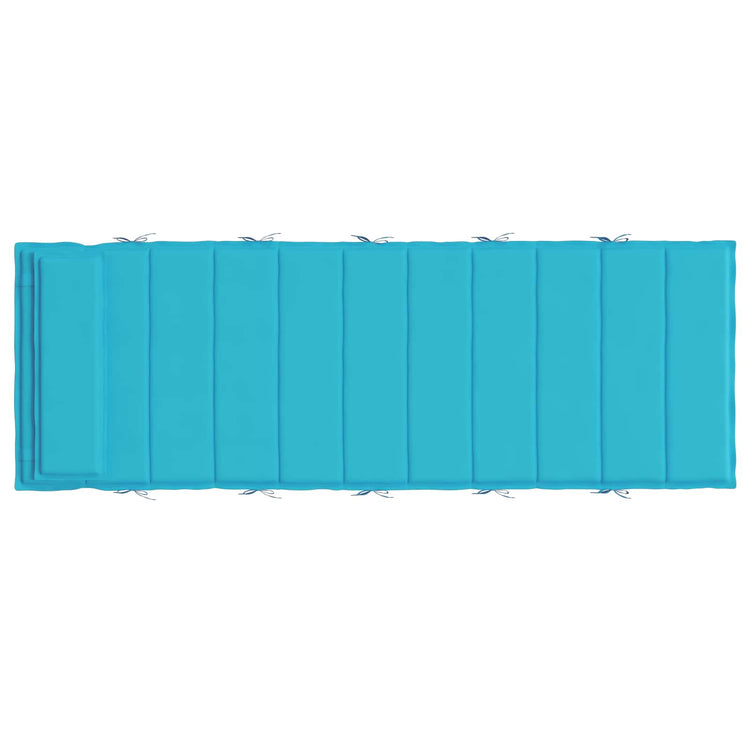 VidaXL Sonnenliegenkissen Türkis 178 x 60 x 4 cm Oxford-Stoff