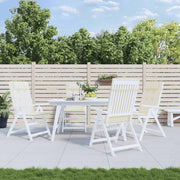 VIDAXL -Stuhlkissen 4 St hoher Rücken Oxford Fabric Crème -Colored - afbeelding 1
