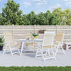 Vidaxl Stuhlkissen 4 St hohe Rücken Oxford Stoff Beige