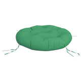 Vidaxl Sitzkissen rund Ø 60x11 cm Oxford Stoff grün - afbeelding 3