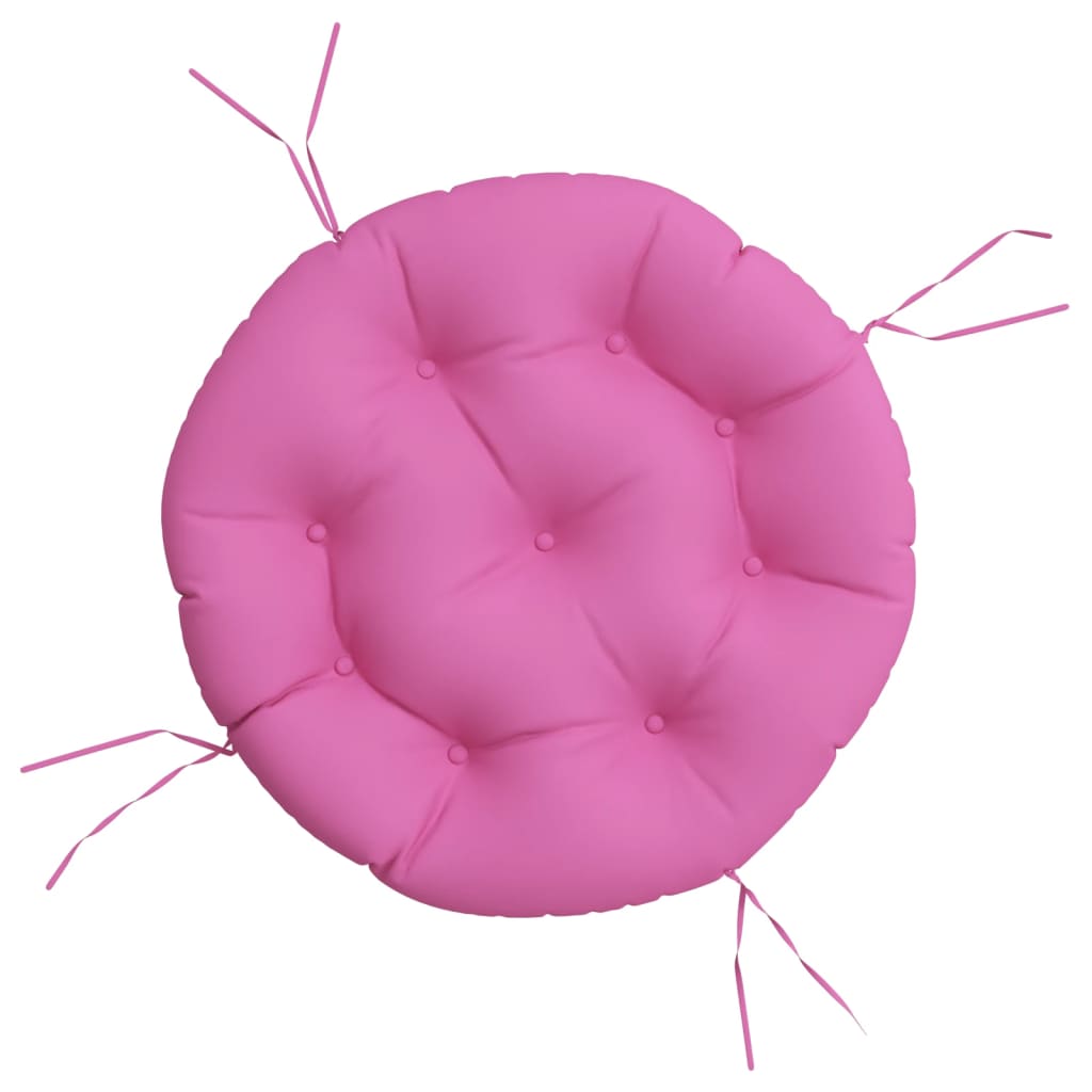 Vidaxl Sitzkissen rund Ø 60x11 cm Oxford Stoff rosa