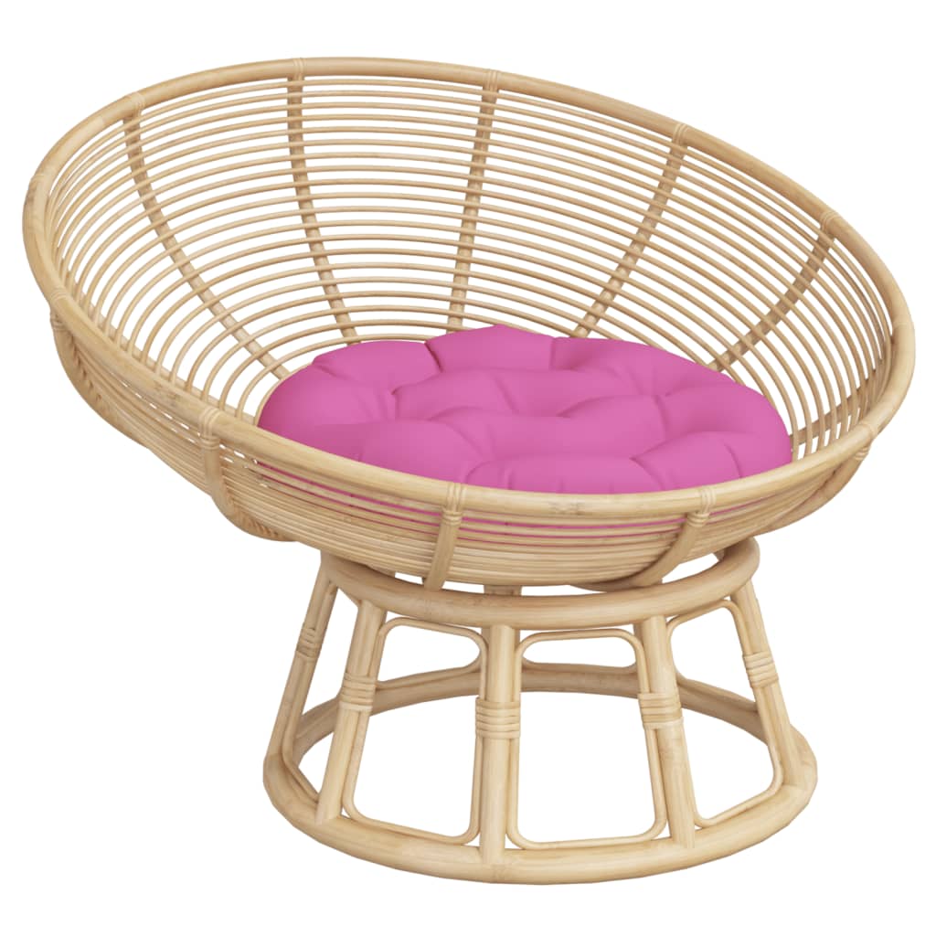 Vidaxl Sitzkissen rund Ø 60x11 cm Oxford Stoff rosa