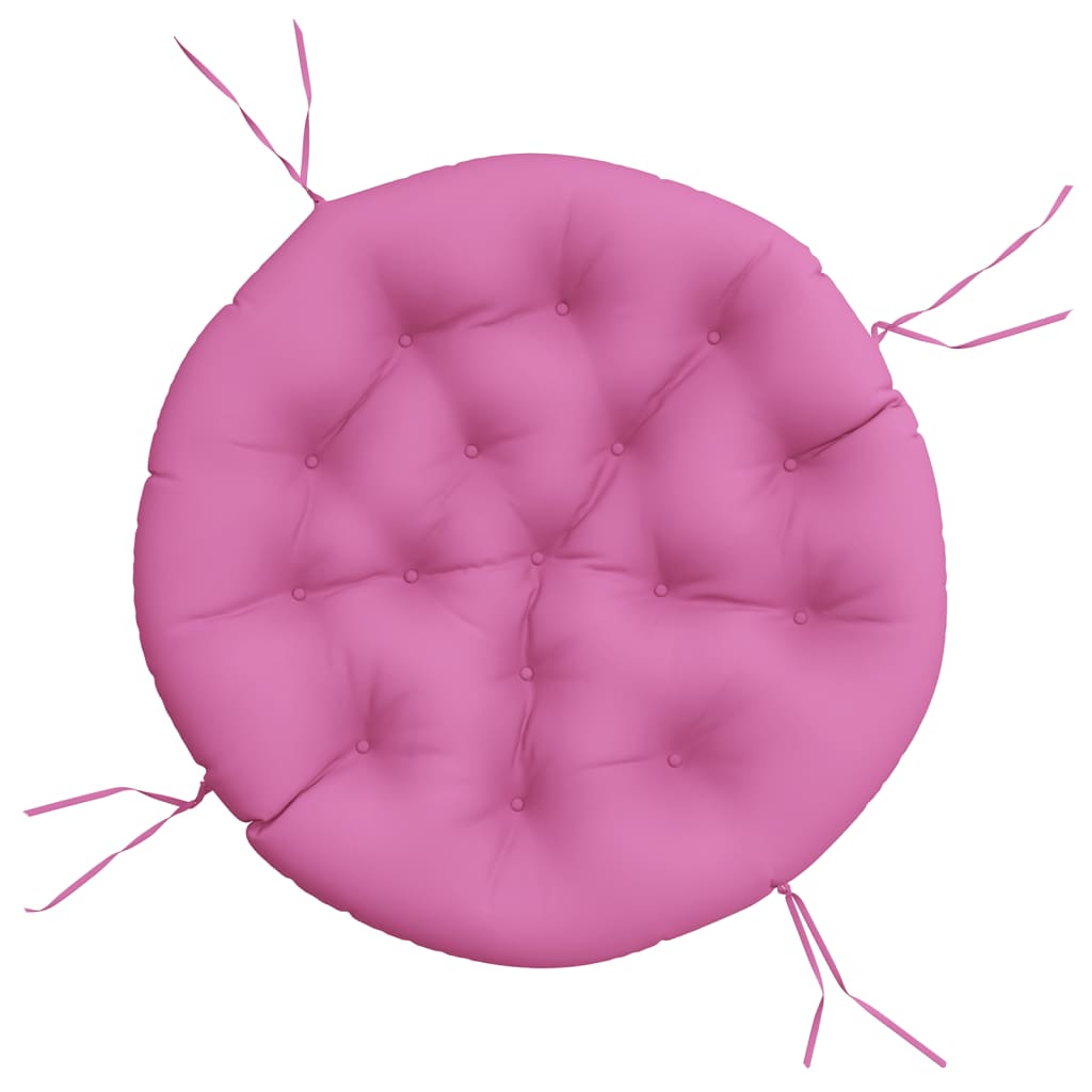 Vidaxl Sitzkissen rund Ø 100x11 cm Oxford Stoff rosa