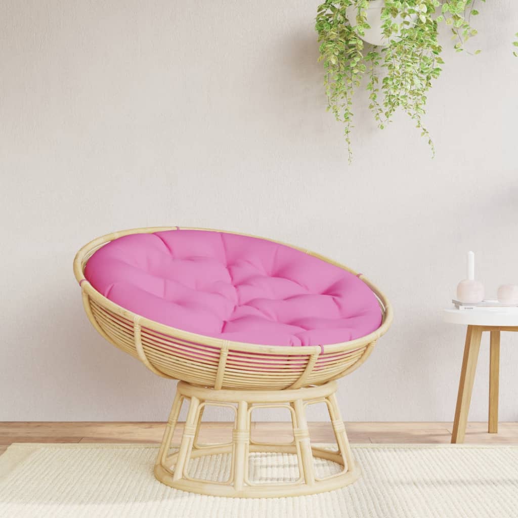 Vidaxl Sitzkissen rund Ø 100x11 cm Oxford Stoff rosa