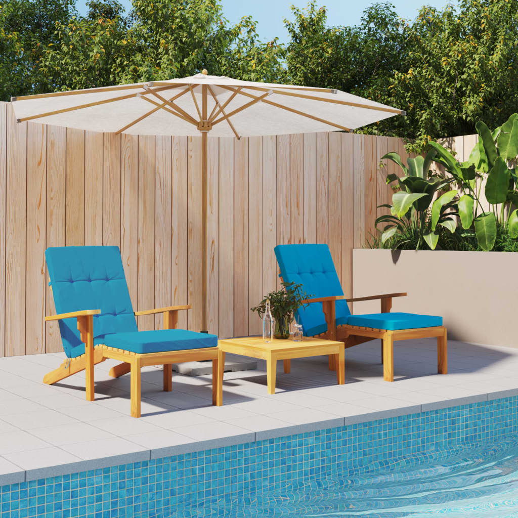Vidaxl Terrassenstuhlkissen 2 St. Oxford Stoff hellblau