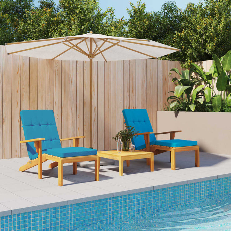 Vidaxl Terrassenstuhlkissen 2 St. Oxford Stoff hellblau