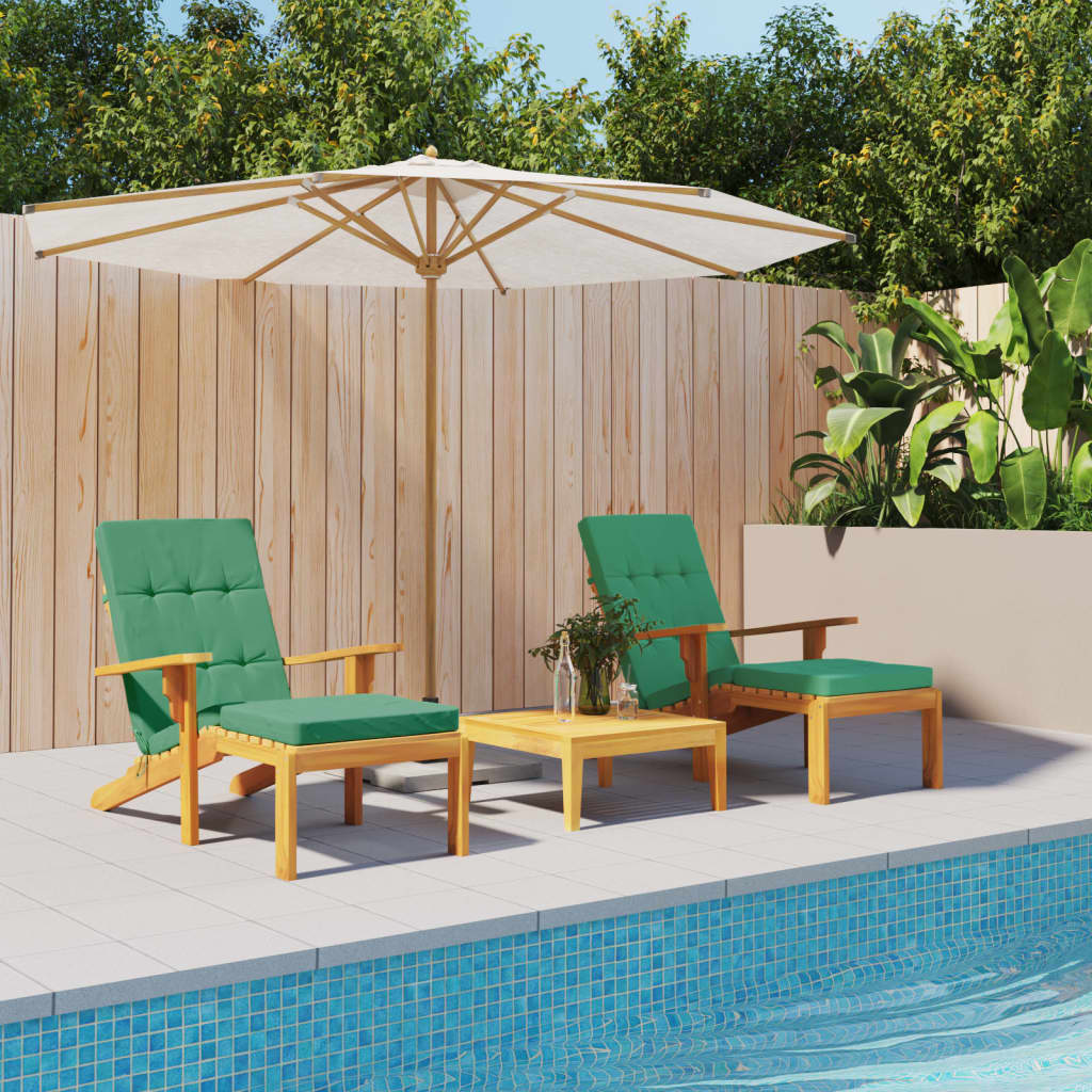 Vidaxl Terrassenstuhlkissen 2 St. Oxford Stoff grün