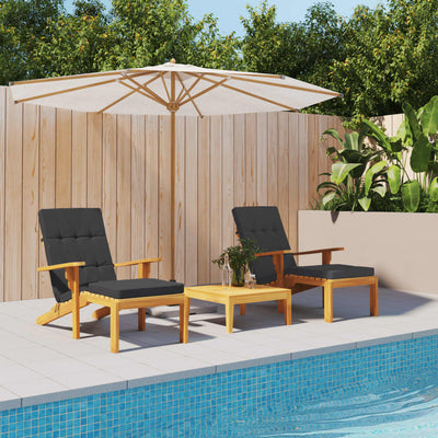 Vidaxl Terrasse Stuhlkissen 2 St. Oxford Stoff schwarz