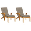 Vidaxl Patio Chair Kissen 2 St. Oxford Stofftaupe