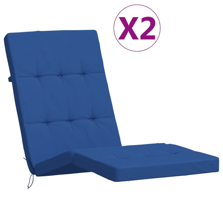 Vidaxl Patio Chair Kissen 2 St. Oxford Fabric Royal Blue