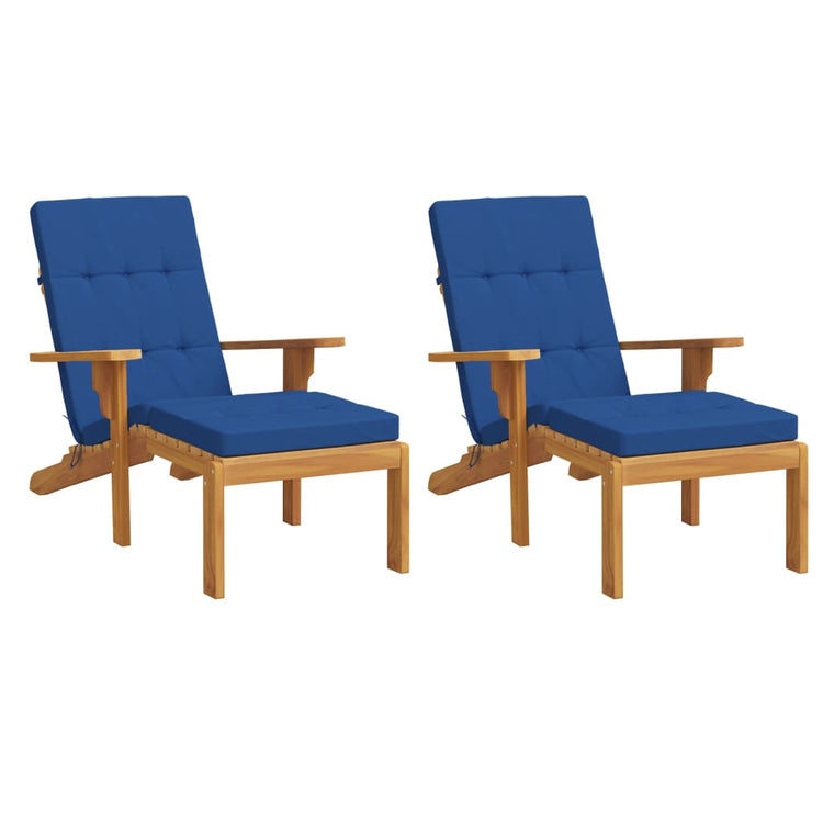 Vidaxl Patio Chair Kissen 2 St. Oxford Fabric Royal Blue