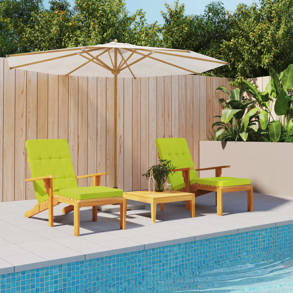 Vidaxl Terrassenstuhlkissen 2 St. Oxford Stoff hellgrün