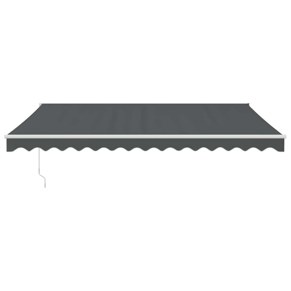 Vidaxx ausziehbare Markise 4,5x3 m Stoff und Aluminium Anthrazit
