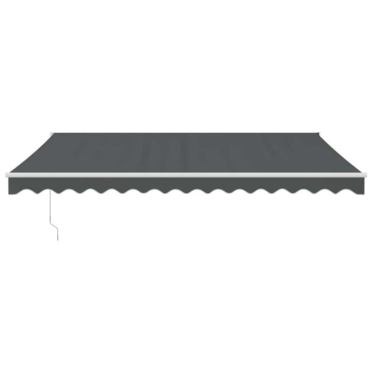 Vidaxx ausziehbare Markise 4,5x3 m Stoff und Aluminium Anthrazit
