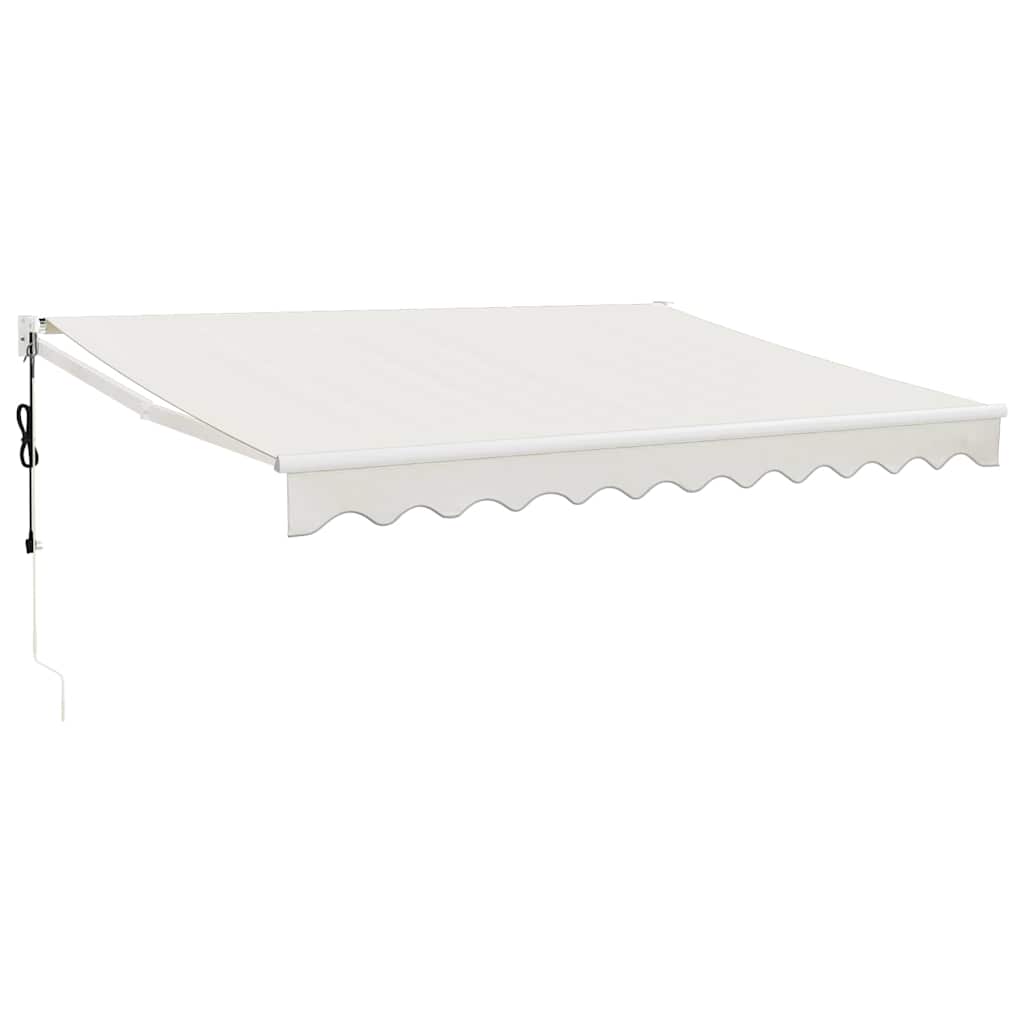 Vidaxx Markise automatisch ausziehbar 3x2,5 m cremefarben