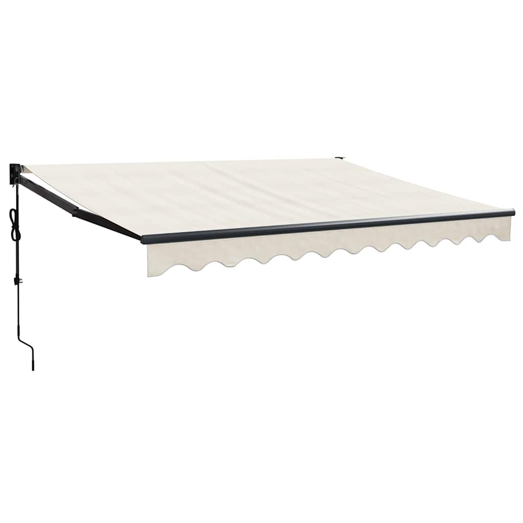 Vidaxx Markise automatisch ausziehbar 3x2,5 m cremefarben