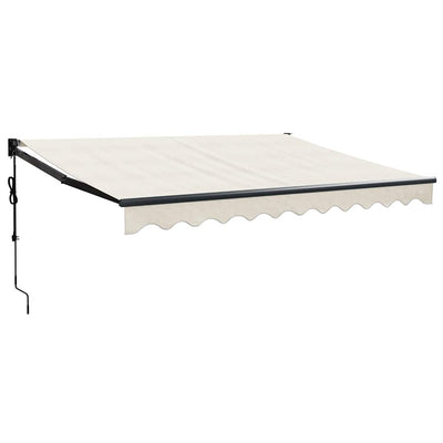 Vidaxx Markise automatisch ausziehbar 3x2,5 m cremefarben