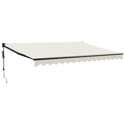 Vidaxx Markise automatisch ausziehbar 4,5x3 m cremefarben