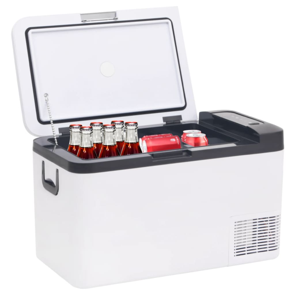 Vidaxl Cool Box mit Griff 25 l pp pp schwarz und weiß