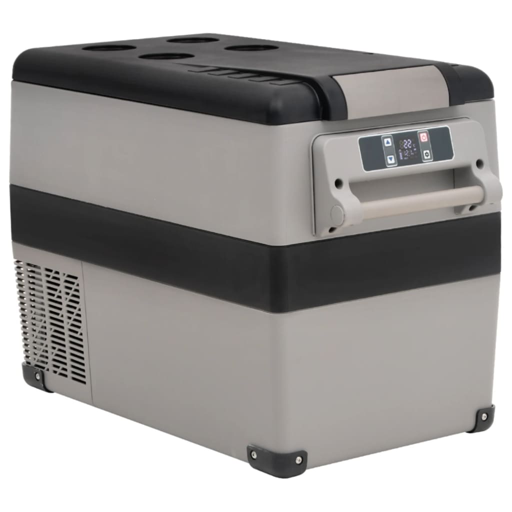 Vidaxl Cool Box mit Griff 35 l pp pp pe schwarz und weiß