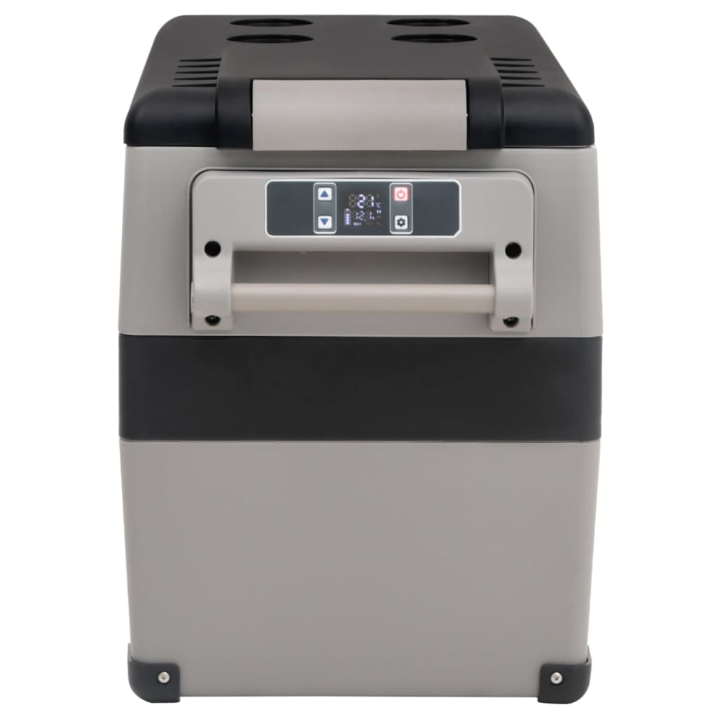 Vidaxl Cool Box mit Griff 35 l pp pp pe schwarz und weiß