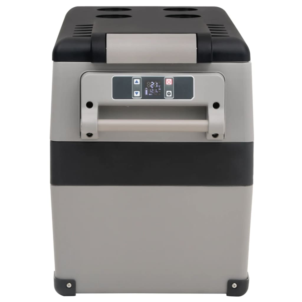 Vidaxl Cool Box mit Griff 45 l pp pp pe schwarz und weiß