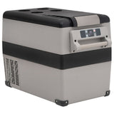 Vidaxl Cool Box mit Griff 55 l pp pp pe schwarz und grau - afbeelding 1