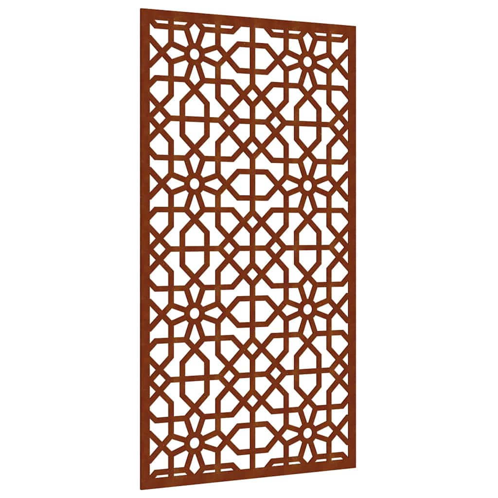 Vidaxxl Wanddekoration Garten Maurisches Design 105x55 cm Cortenstahl