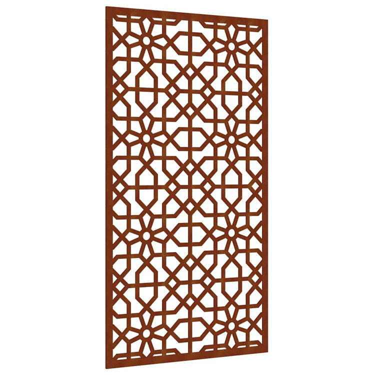 Vidaxxl Wanddekoration Garten Maurisches Design 105x55 cm Cortenstahl