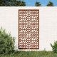 Vidaxxl Wanddekoration Garten Maurisches Design 105x55 cm Cortenstahl