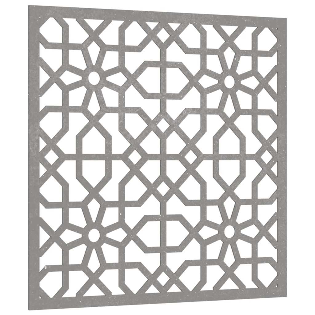 Vidaxl Wanddekoration Garten Moors Design 55x55 cm Cortenstaal