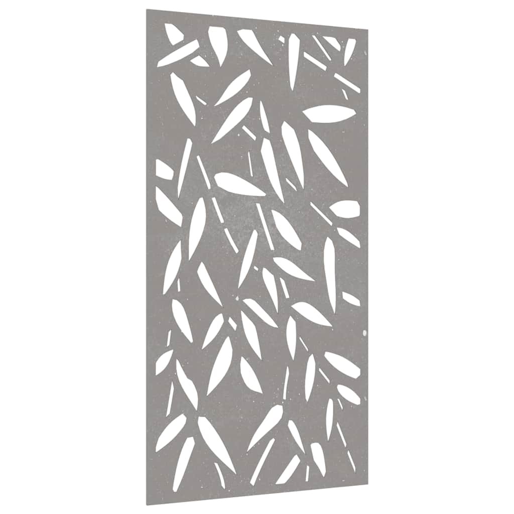 Vidaxl Wanddekoration Garten Bamo Bool Design 105x55 cm Cortenstaal
