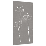 Vidaxl Wanddekoration Gartenblume Design 105x55 cm Cortenstaal - afbeelding 3