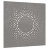 Vidaxl Wanddekoration Garten Sonne Sport 55x55 cm Cortenstaal