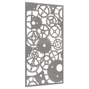 Vidaxl Wanddekoration Gartengetriebe 105x55 cm Corten Stahl - afbeelding 3