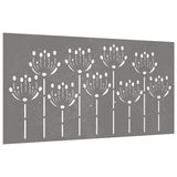 Vidaxl Wanddekoration Gartenblume Design 105x55 cm Cortenstaal - afbeelding 3