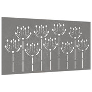 Vidaxl Wanddekoration Gartenblume Design 105x55 cm Cortenstaal - afbeelding 3